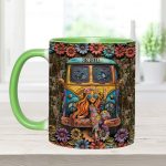 Hippie Girl - Personalized Hippie Accent Mug