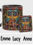 Hippie Girl - Personalized Hippie Accent Mug