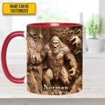 Bigfoot Legend In The Trees – Personalized Bigfoot Accent Mug