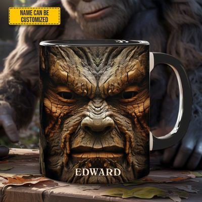 Bigfoot Saw Me - Personalized Bigfoot Accent Mug