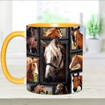 Loves Horses - Horse Accent Mug