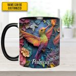 Hummingbird Accent Mug - Personalized Accent Mug