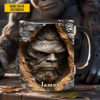 The Lurker – Personalized Bigfoot Accent Mug