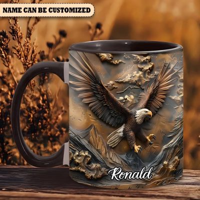 Love Eagle - Personalized Eagle Accent Mug