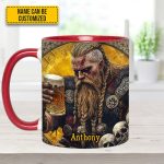 Skål, Warrior – Personalized Viking Beer Accent Mug