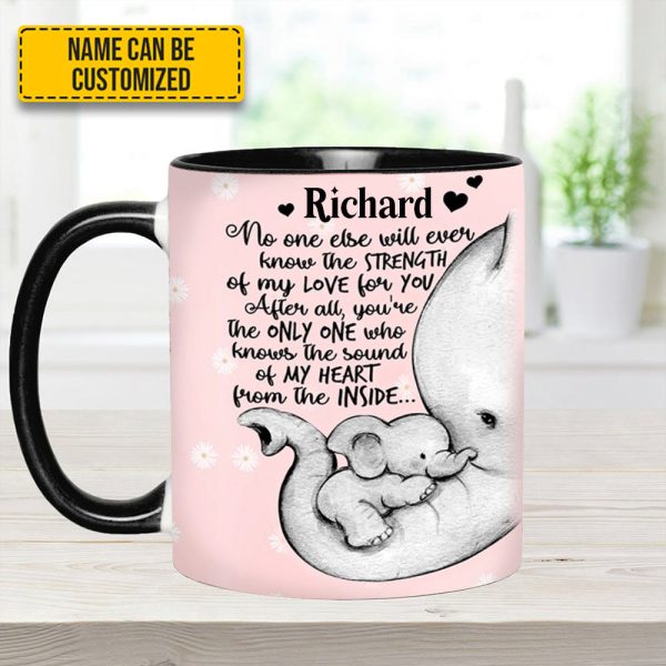 Elephant Mother'S Day - Personalized Accent Mug