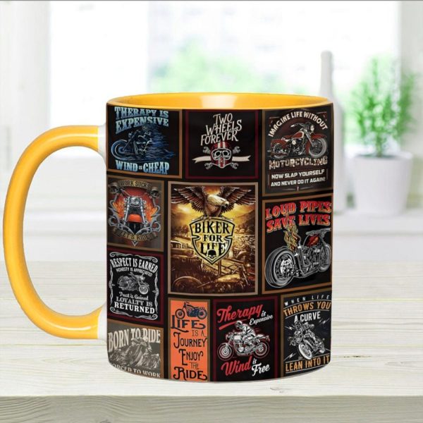 Vintage Biker Collection Accent Mug