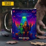 Intergalactic Buddies – Personalized Bigfoot & Alien Accent Mug