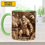 Bigfoot Legend In The Trees – Personalized Bigfoot Accent Mug