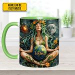 Personalized Mother Earth Goddess Accent Mug
