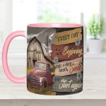 Everyday Is A New Beginning - Country Truck Accent Mug