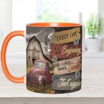 Everyday Is A New Beginning - Country Truck Accent Mug