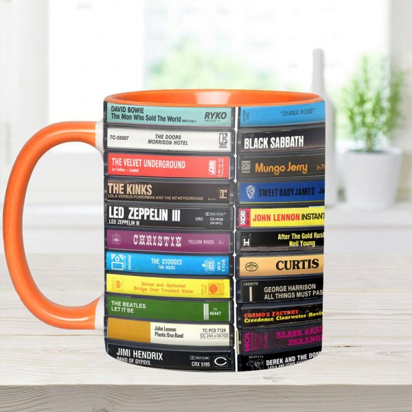 Music From 1970 Cassette Accent Mug