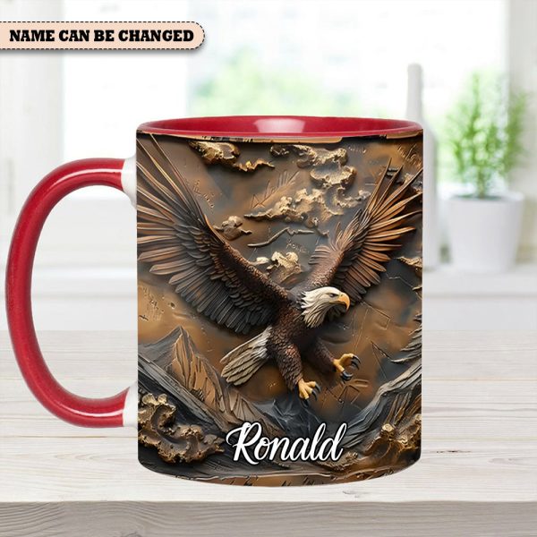 Love Eagle - Personalized Eagle Accent Mug