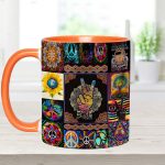 Peace Sign Hippie Accent Mug