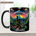 Cosmic Squatch – Personalized Ufo Bigfoot Accent Mug