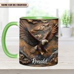 Love Eagle - Personalized Eagle Accent Mug