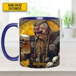 Skål, Warrior – Personalized Viking Beer Accent Mug