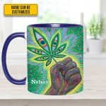 Psychedelic Power - Personalized Weed Accent Mug