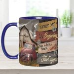 Everyday Is A New Beginning - Country Truck Accent Mug