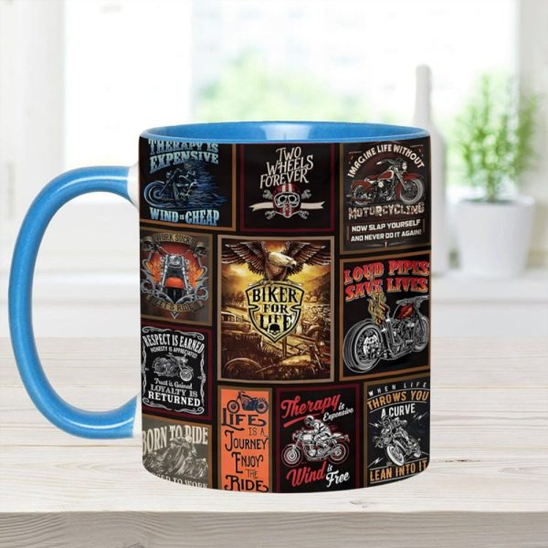 Vintage Biker Collection Accent Mug