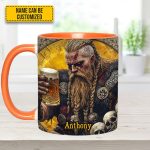 Skål, Warrior – Personalized Viking Beer Accent Mug