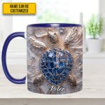 Unique Sea Turtle Personalized Accent Mug