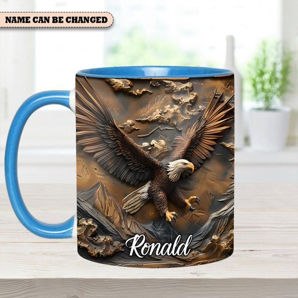 Love Eagle - Personalized Eagle Accent Mug
