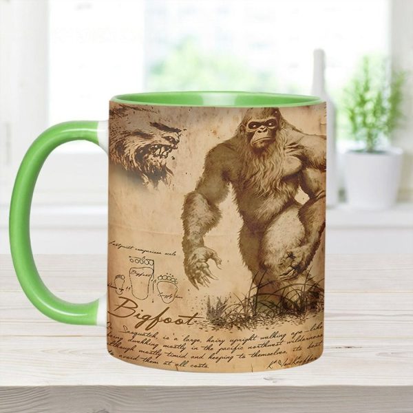 The Cryptid Chronicle – Bigfoot Accent Mug