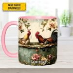 Rooster Vintage – Personalized Chicken Accent Mug