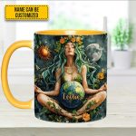 Personalized Mother Earth Goddess Accent Mug