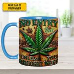 No Entry - Personalized Weed Accent Mug