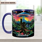 Cosmic Squatch – Personalized Ufo Bigfoot Accent Mug