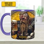 Skål, Warrior – Personalized Viking Beer Accent Mug