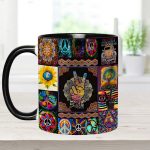 Peace Sign Hippie Accent Mug