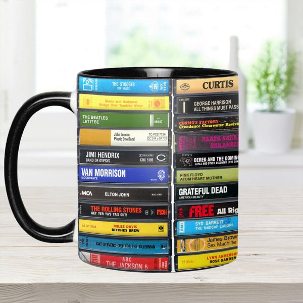 Music From 1970 Cassette Accent Mug