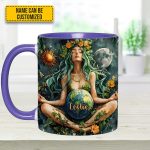 Personalized Mother Earth Goddess Accent Mug
