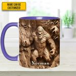 Bigfoot Legend In The Trees – Personalized Bigfoot Accent Mug