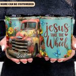 Jesus Take The Wheel - Personalized Truck Accent Mug