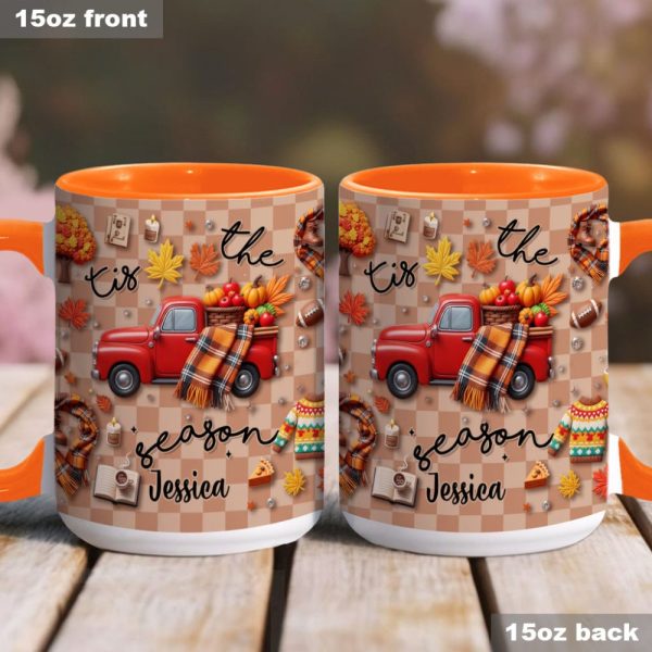 Tis The Season - Personalized Autumn Accent Mug