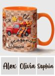 Tis The Season - Personalized Autumn Accent Mug