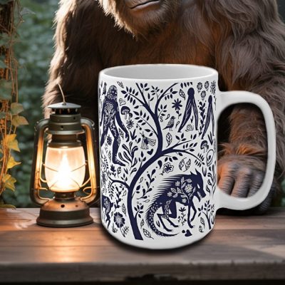 Cryptid Collective – Original Blue Forest Accent Mug