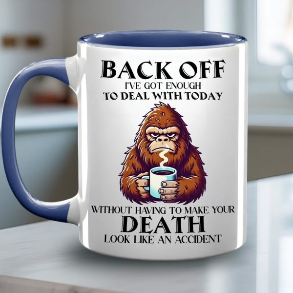 Funny Bigfoot Coffee Accent Mug