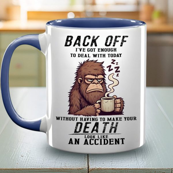 Funny Bigfoot Coffee Accent Mug