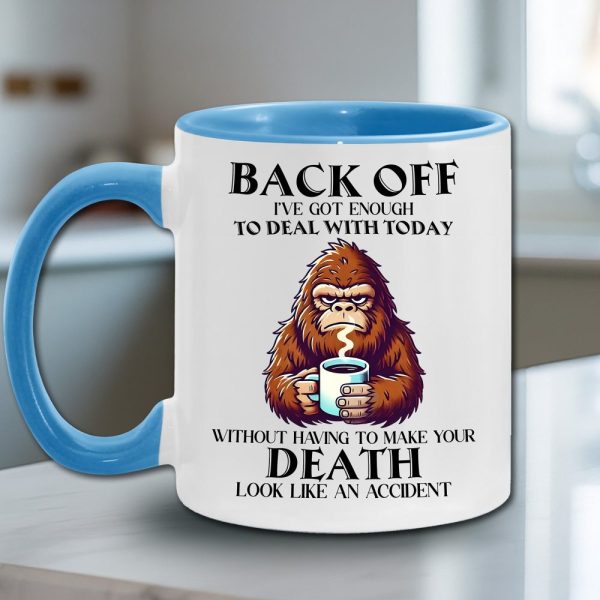 Funny Bigfoot Coffee Accent Mug