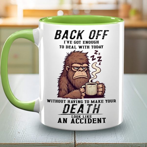 Funny Bigfoot Coffee Accent Mug