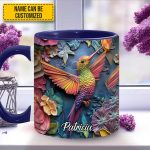 Hummingbird Accent Mug - Personalized Accent Mug