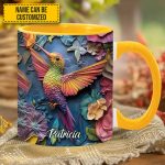 Hummingbird Accent Mug - Personalized Accent Mug