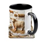 Highland Cows - Personalized Cow Accent Mug