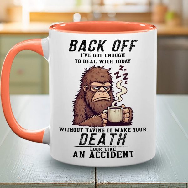 Funny Bigfoot Coffee Accent Mug